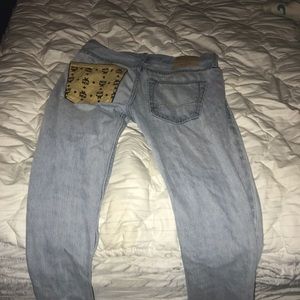 Custom mcm inspired jeans
